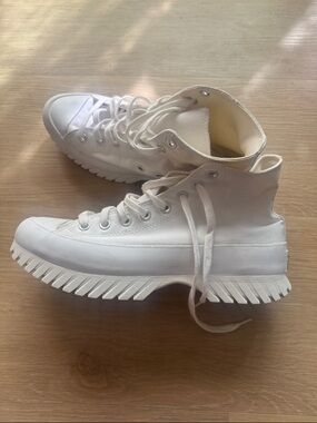 womens platform converse white size 11.5